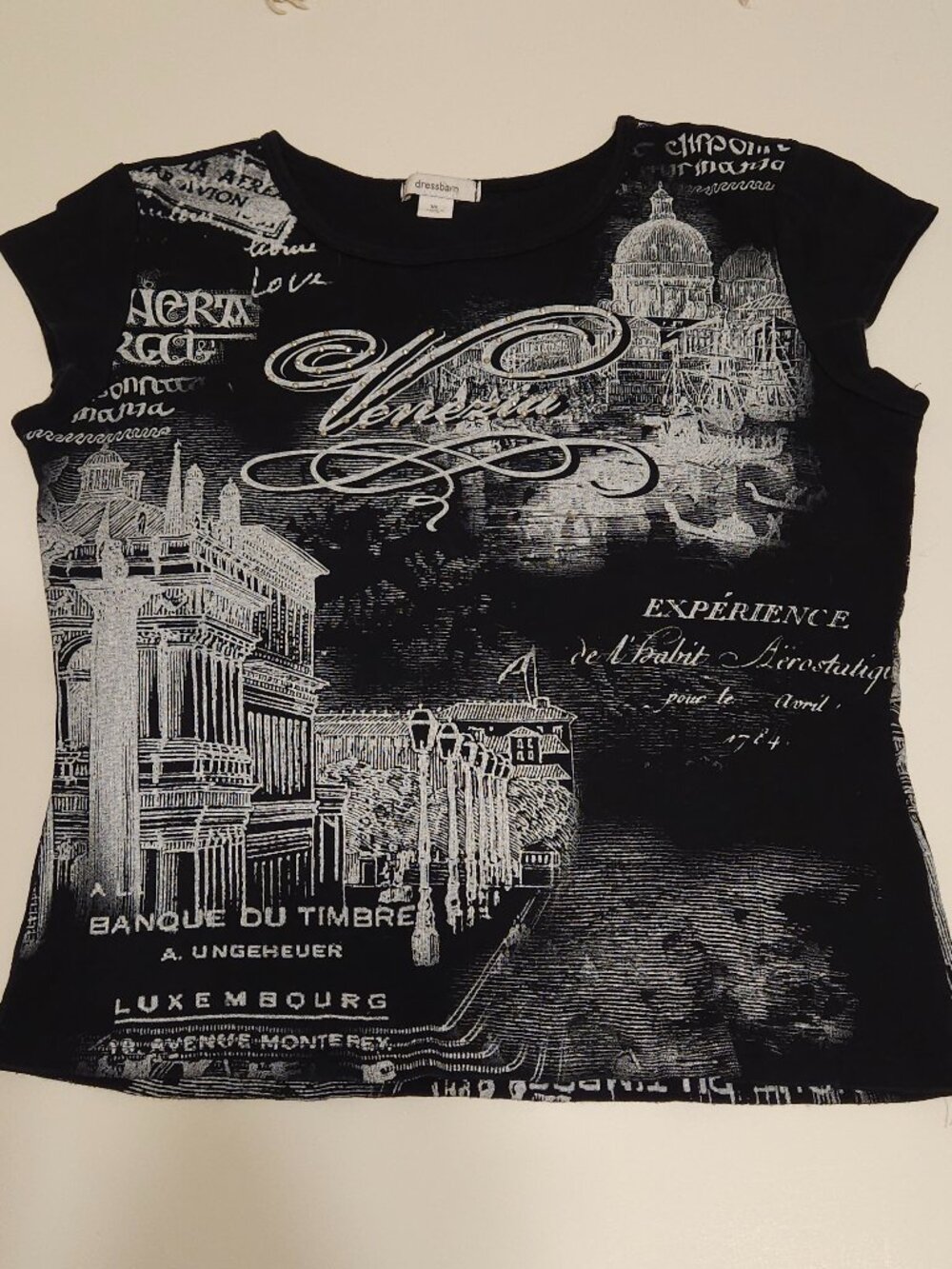 Vintage Dress Barn Y2K Venezia European travel  Tee T-shirt